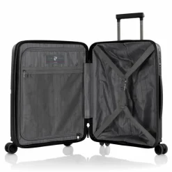 Heys Hartgepäck Kabinengepäck|4-Rollen Kabinentrolleys<AirLite 4 Rollen Kabinentrolley S 53 cm mit Dehnfalte black