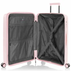 Clearance Heys AirLite 4 Rollen Kofferset 3-teilig mit Dehnfalte blush