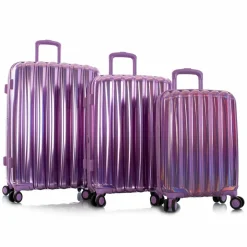 Heys Astro 4 Rollen Kofferset 3-teilig mit Dehnfalte purple
