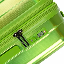 Heys Hartgepäck|4-Rollen Koffer<Astro 4 Rollen Trolley L 76 cm mit Dehnfalte green
