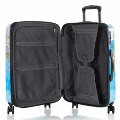 Heys Koffersets 3-Teilig|Koffersets Als Hartgepäck<Black Camo 4 Rollen Kofferset 3-teilig mit Dehnfalte world map