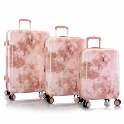 Heys Black Camo 4 Rollen Kofferset 3-teilig mit Dehnfalte