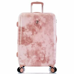 Heys 4-Rollen Koffer|Hartgepäck<Black Camo 4 Rollen Trolley M 66 cm mit Dehnfalte rose