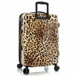 New Heys Black Camo 4 Rollen Trolley M 66 cm mit Dehnfalte brown leopard