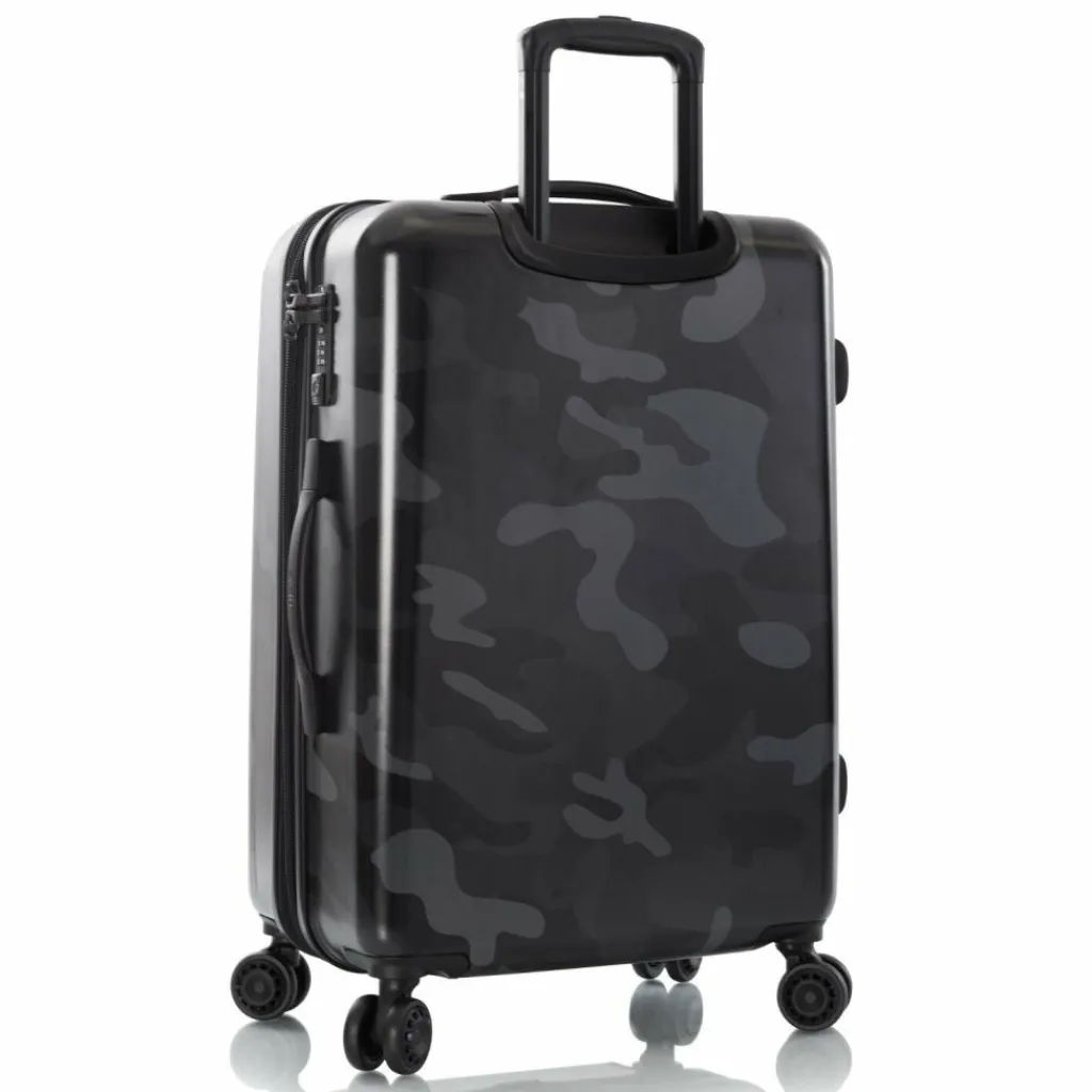 Heys Hartgepäck|4-Rollen Koffer<Black 4 Rollen Trolley M 66 cm mit Dehnfalte camo