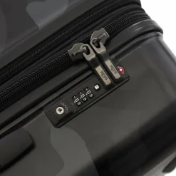 Heys Hartgepäck|4-Rollen Koffer<Black 4 Rollen Trolley M 66 cm mit Dehnfalte camo