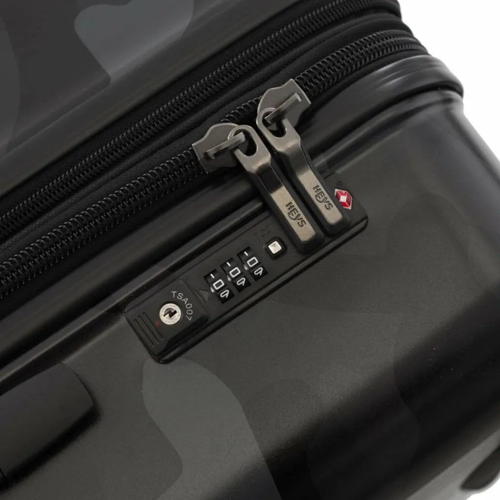 Heys Hartgepäck|4-Rollen Koffer<Black 4 Rollen Trolley M 66 cm mit Dehnfalte camo