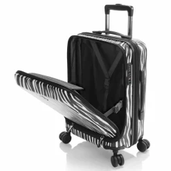 Heys Hartgepäck Kabinengepäck|4-Rollen Kabinentrolleys<EZ Fashion 4 Rollen Kabinentrolley S 53 cm mit Dehnfalte zebra
