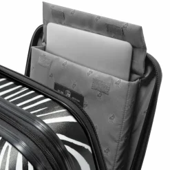 Heys Hartgepäck Kabinengepäck|4-Rollen Kabinentrolleys<EZ Fashion 4 Rollen Kabinentrolley S 53 cm mit Dehnfalte zebra