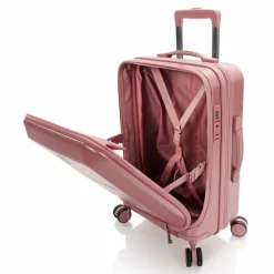 Heys Hartgepäck Kabinengepäck|4-Rollen Kabinentrolleys<EZ Fashion 4 Rollen Kabinentrolley S 53 cm mit Dehnfalte rose gold