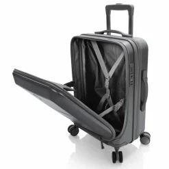 Sale Heys EZ Fashion 4 Rollen Kabinentrolley S 53 cm mit Dehnfalte charcoal