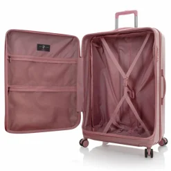 Heys Weichgepäck|4-Rollen Koffer<EZ Fashion 4 Rollen Trolley L 76 cm mit Dehnfalte rose gold