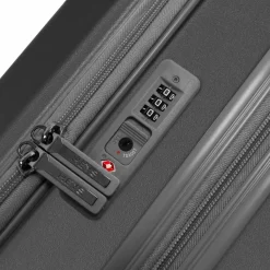 Outlet Heys EZ Fashion 4 Rollen Trolley M 66 cm mit Dehnfalte charcoal