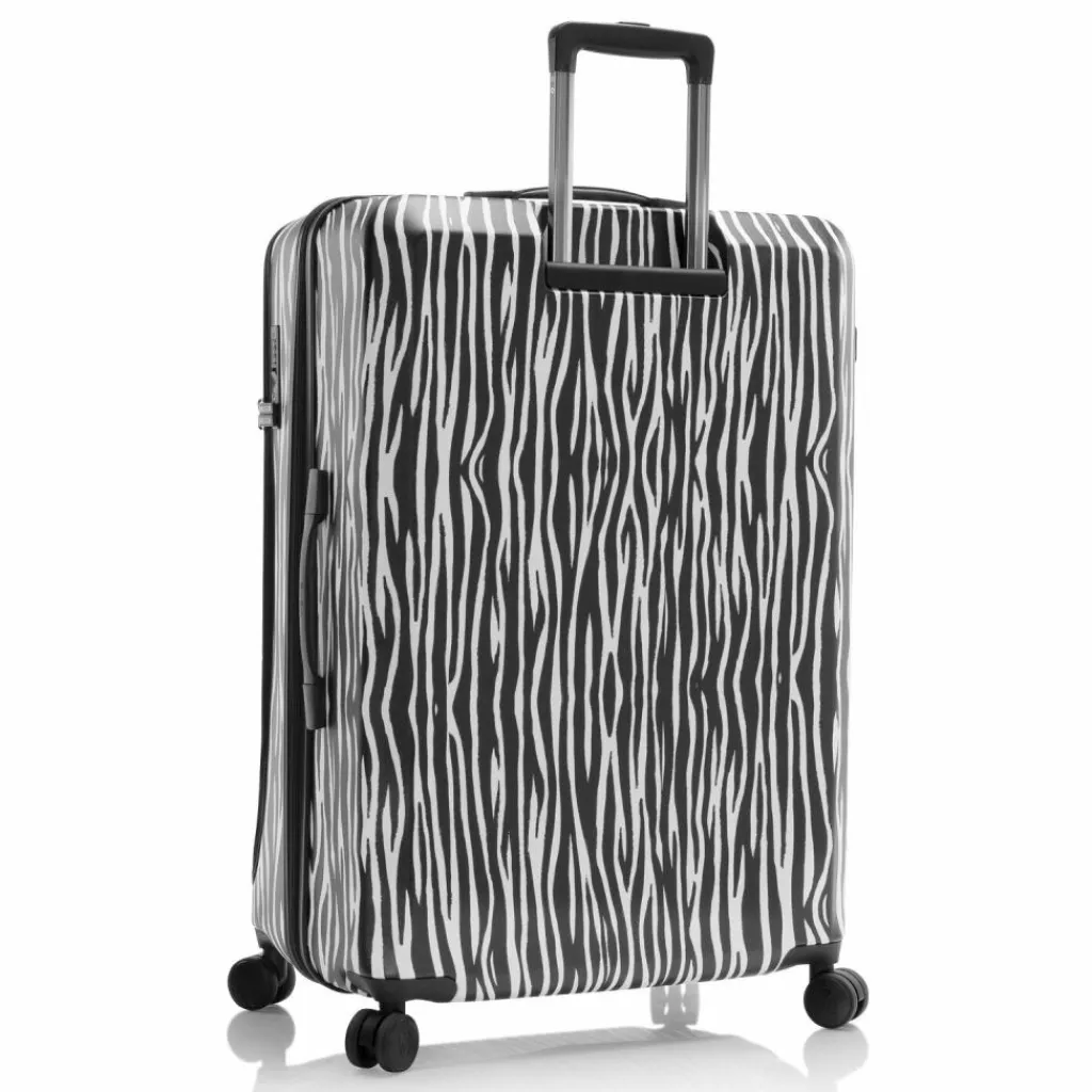 Clearance Heys EZ Fashion 4 Rollen Trolley L 76 cm mit Dehnfalte zebra