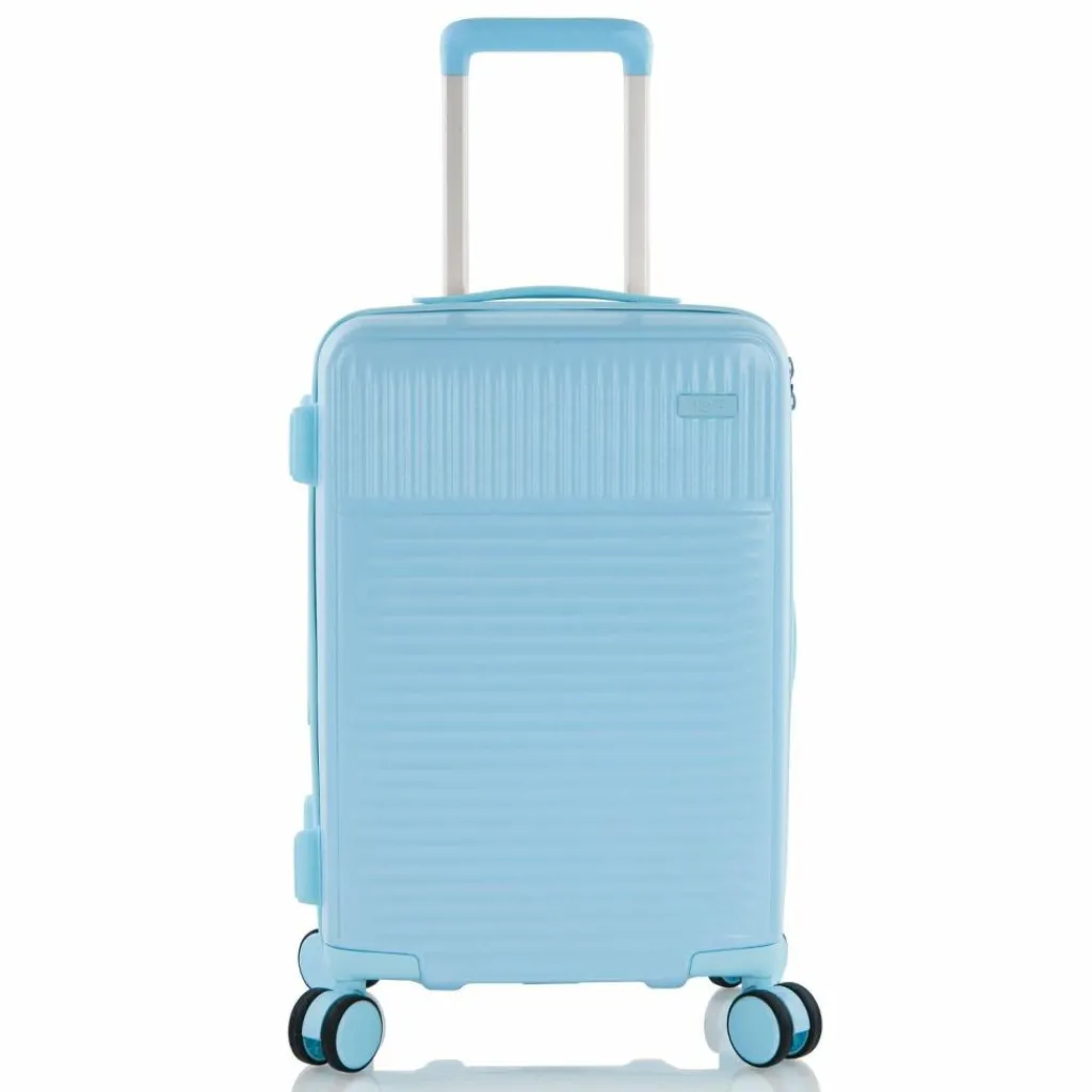 Heys Hartgepäck Kabinengepäck|4-Rollen Kabinentrolleys<Pastel 4 Rollen Kabinentrolley S 53 cm mit Dehnfalte blue