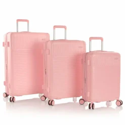 Heys Koffersets Als Hartgepäck|Koffersets 3-Teilig<Pastel 4 Rollen Kofferset 3-teilig mit Dehnfalte blush