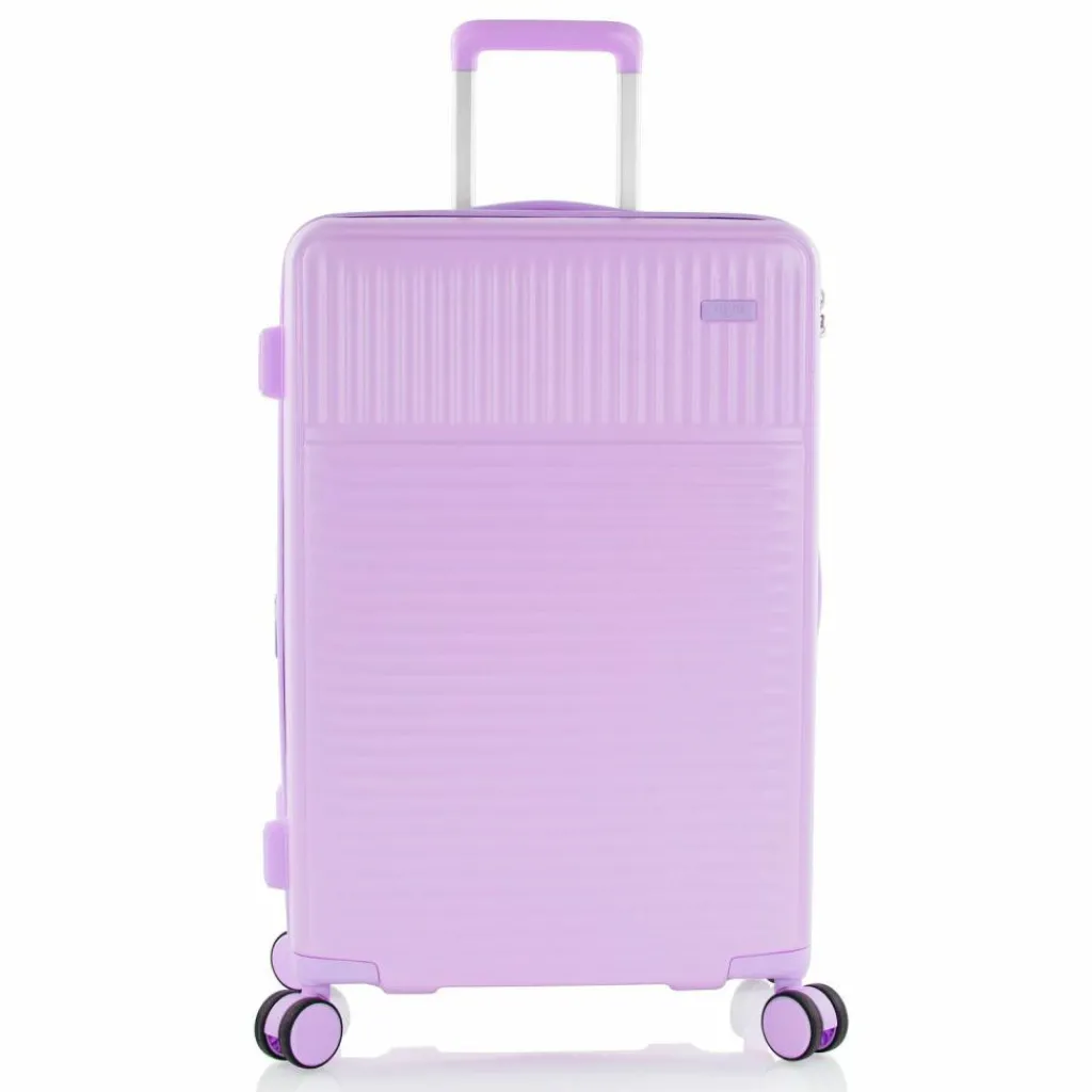 Heys Hartgepäck|4-Rollen Koffer<Pastel 4 Rollen Trolley M 66 cm mit Dehnfalte lavender