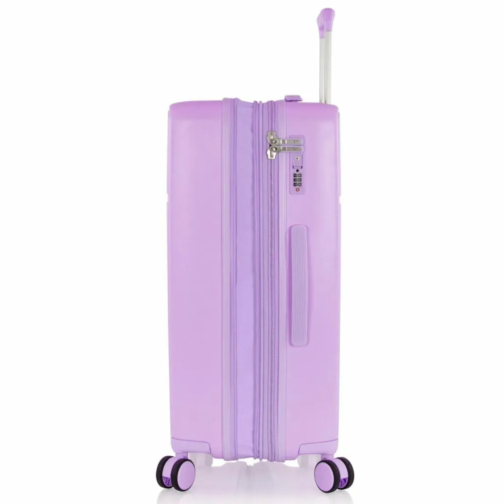 Heys Hartgepäck|4-Rollen Koffer<Pastel 4 Rollen Trolley M 66 cm mit Dehnfalte lavender