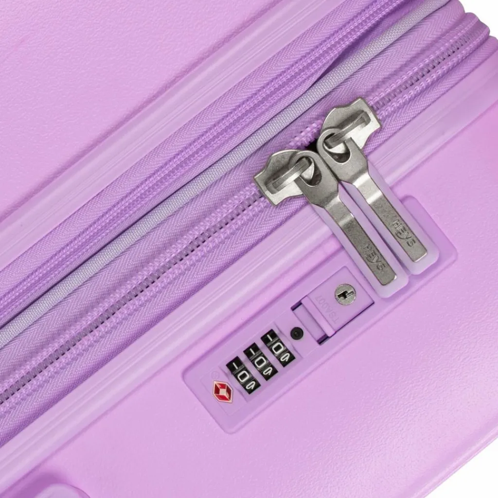 Heys Hartgepäck|4-Rollen Koffer<Pastel 4 Rollen Trolley M 66 cm mit Dehnfalte lavender