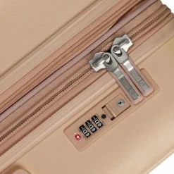 New Heys Pastel 4 Rollen Trolley L 76 cm mit Dehnfalte nude