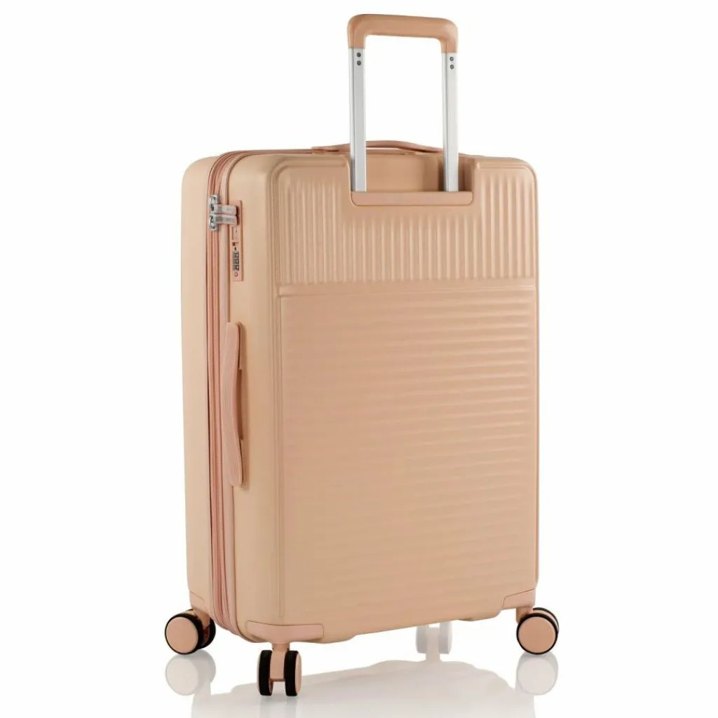 Heys 4-Rollen Koffer|Hartgepäck<Pastel 4 Rollen Trolley M 66 cm mit Dehnfalte nude