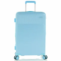 Heys Hartgepäck|4-Rollen Koffer<Pastel 4 Rollen Trolley M 66 cm mit Dehnfalte blue