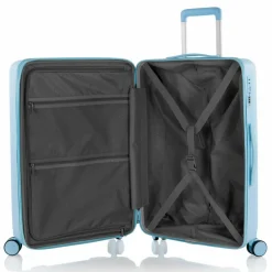 Heys Hartgepäck|4-Rollen Koffer<Pastel 4 Rollen Trolley M 66 cm mit Dehnfalte blue