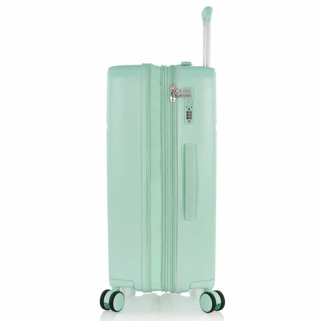 Heys Hartgepäck|4-Rollen Koffer<Pastel 4 Rollen Trolley M 66 cm mit Dehnfalte mint