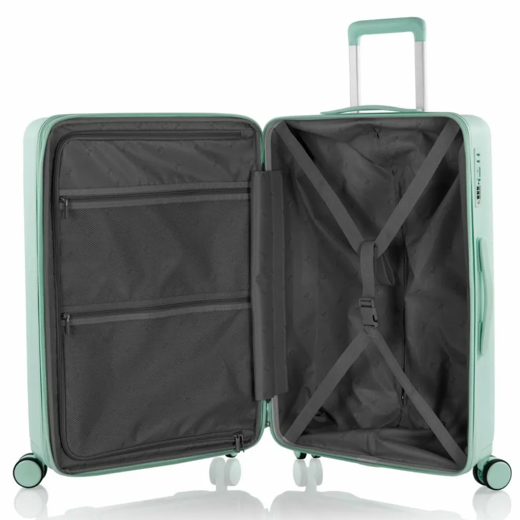 Heys Hartgepäck|4-Rollen Koffer<Pastel 4 Rollen Trolley M 66 cm mit Dehnfalte mint