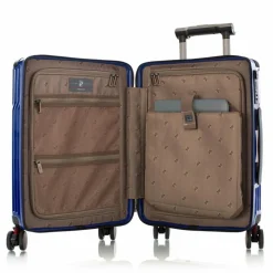 Sale Heys Tekno 4 Rollen Kabinentrolley S 53 cm Laptopfach blue