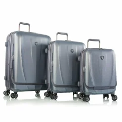 Heys Koffersets Als Hartgepäck|Koffersets 3-Teilig<Vantage 4 Rollen Kofferset 3-teilig mit Dehnfalte slate blue