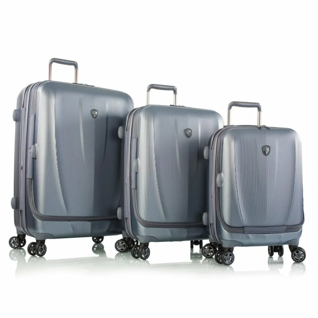 Heys Koffersets Als Hartgepäck|Koffersets 3-Teilig<Vantage 4 Rollen Kofferset 3-teilig mit Dehnfalte slate blue