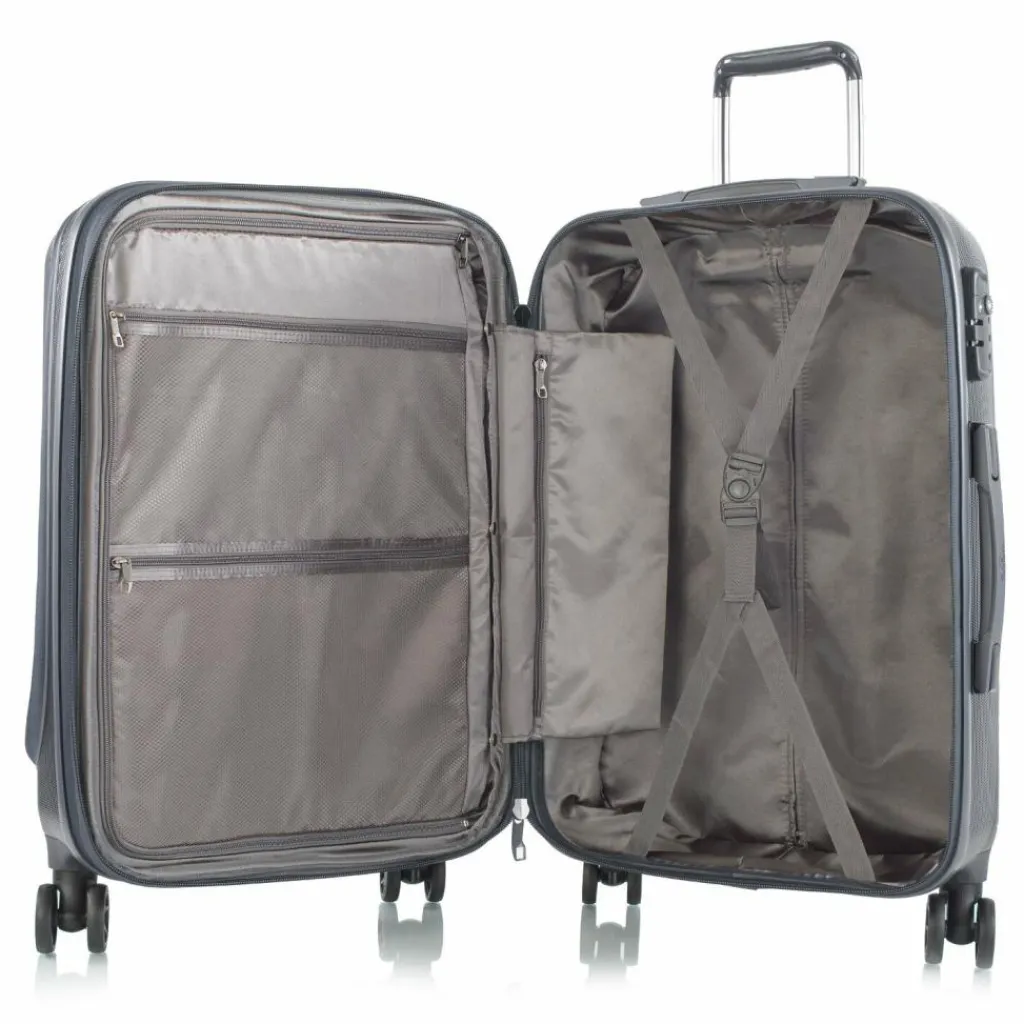 Heys Koffersets Als Hartgepäck|Koffersets 3-Teilig<Vantage 4 Rollen Kofferset 3-teilig mit Dehnfalte slate blue