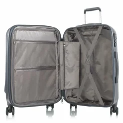 Heys 4-Rollen Koffer|Hartgepäck<Vantage 4 Rollen Trolley M 66 cm mit Dehnfalte slate blue