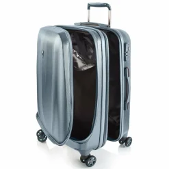 Heys 4-Rollen Koffer|Hartgepäck<Vantage 4 Rollen Trolley M 66 cm mit Dehnfalte slate blue