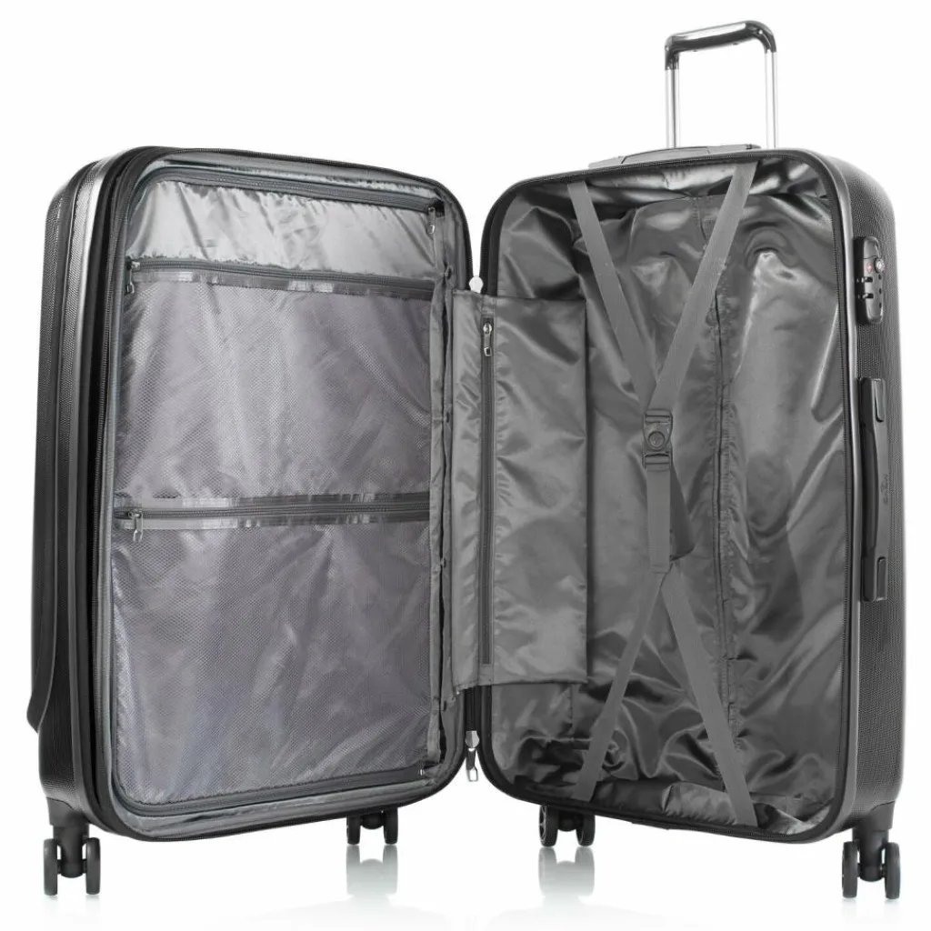 Heys Vantage 4 Rollen Trolley L 76 cm mit Dehnfalte