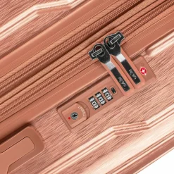 Discount Heys Xtrak 4 Rollen Kabinentrolley S 55 cm mit Dehnfalte rose gold