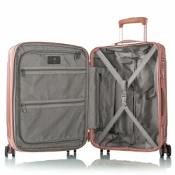 Discount Heys Xtrak 4 Rollen Kabinentrolley S 55 cm mit Dehnfalte rose gold