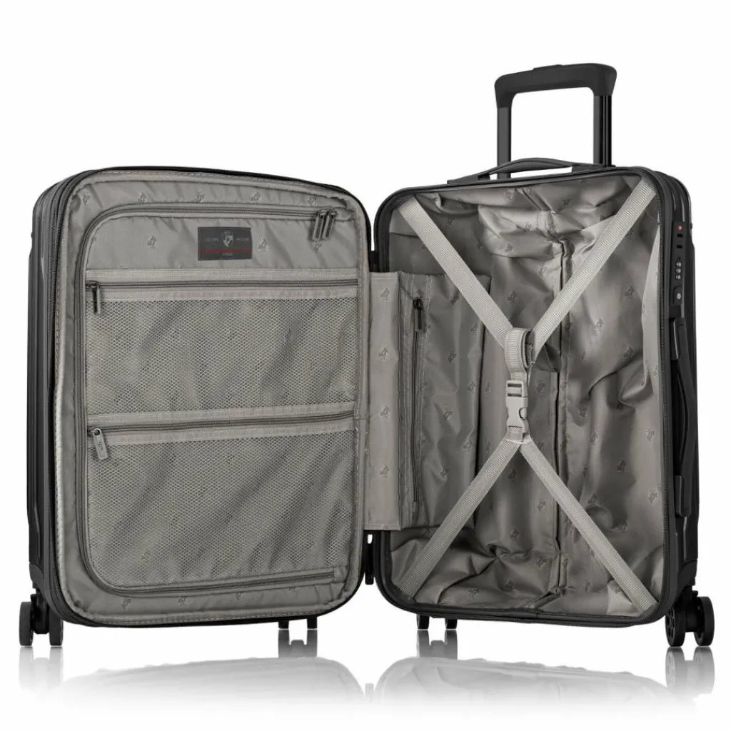 Heys Hartgepäck Kabinengepäck|4-Rollen Kabinentrolleys<Xtrak 4 Rollen Kabinentrolley S 55 cm mit Dehnfalte black