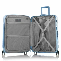 Heys Xtrak 4 Rollen Kofferset 3-teilig mit Dehnfalte icy blue