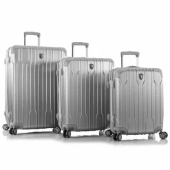 Heys Koffersets Als Hartgepäck|Koffersets 3-Teilig<Xtrak 4 Rollen Kofferset 3-teilig mit Dehnfalte silver