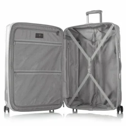 Outlet Heys Xtrak 4 Rollen Trolley L 76 cm mit Dehnfalte silver