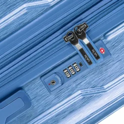 Heys Hartgepäck|4-Rollen Koffer<Xtrak 4 Rollen Trolley M 66 cm mit Dehnfalte icy blue