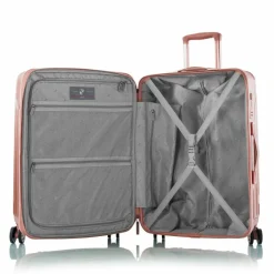 Sale Heys Xtrak 4 Rollen Trolley M 66 cm mit Dehnfalte rose gold