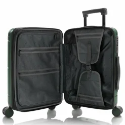 Online Heys Zen 4 Rollen Kabinentrolley S 54 cm mit Dehnfalte green
