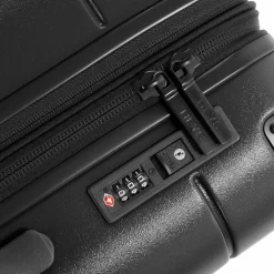 Heys Hartgepäck Kabinengepäck|4-Rollen Kabinentrolleys<Zen 4 Rollen Kabinentrolley S 54 cm mit Dehnfalte black