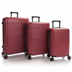 Best Heys Zen 4 Rollen Kofferset 3-teilig mit Dehnfalte burgundy
