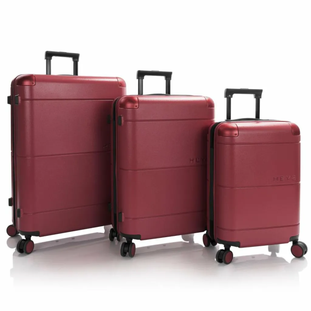 Best Heys Zen 4 Rollen Kofferset 3-teilig mit Dehnfalte burgundy