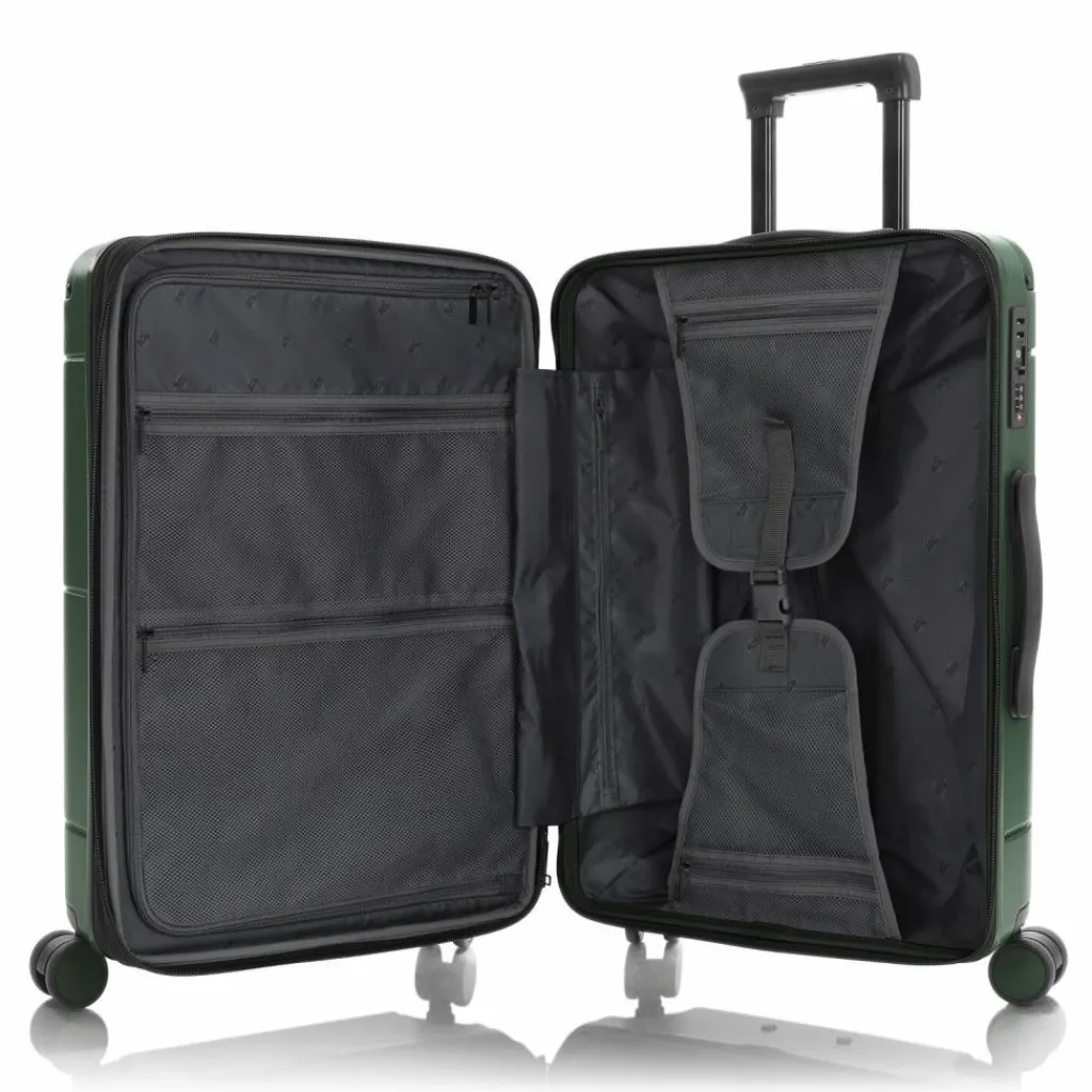 Discount Heys Zen 4 Rollen Trolley M 66 cm mit Dehnfalte green