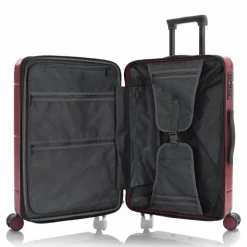 Hot Heys Zen 4 Rollen Trolley M 66 cm mit Dehnfalte burgundy